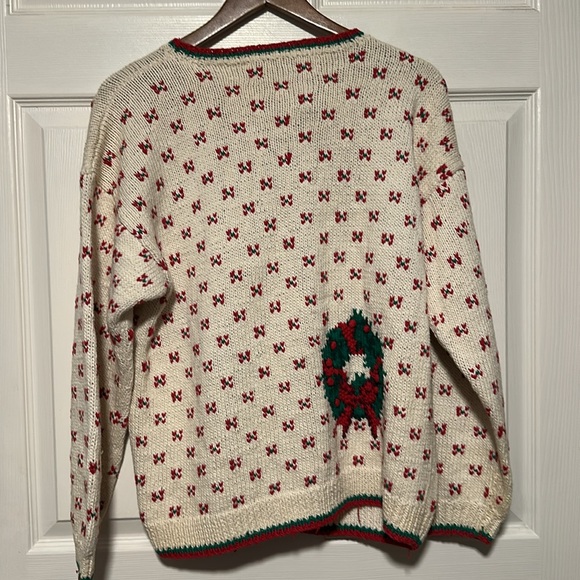 Festive Bear Christmas Sweater vintage - Picture 5 of 5